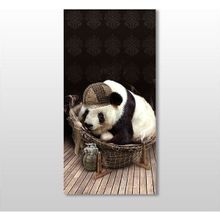 Technopa Panda 30x50 cm Kanvas Tablo