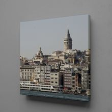 Technopa Şehir Görüntüsü 100x100 cm Kanvas Tablo