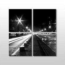 Technopa Sokak Lambaları 90x90 cm Kanvas Tablo