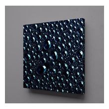 Technopa Su Damlaları 80x80 cm Kanvas Tablo