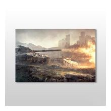 Technopa Tank 120x80 cm Kanvas Tablo