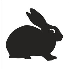Technopa Tavşan 100 cm Folyo Duvar Stickerı