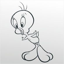 Technopa Tweety 90 cm Folyo Duvar Stickerı