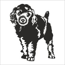Technopa Yavru Köpek 130 cm Folyo Duvar Stickerı