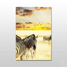 Technopa Zebra 100x50 cm Kanvas Tablo
