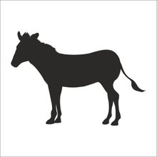Technopa Zebra 60 cm Folyo Duvar Stickerı