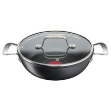 Tefal 6x Excellence Titanium 28 cm İndüksiyon Tabanlı Kısa Şef Tencere