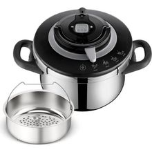 Tefal Clipso+ Chef 4.5 lt 4 Pişirme Programlı Düdüklü Tencere