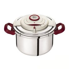 Tefal Clipso Plus Precision 6 lt Kırmızı-Beyaz Çelik Düdüklü Tencere