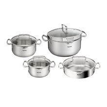 Tefal Duetto 8 Parça Çelik Tencere Seti