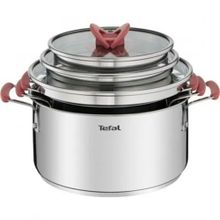 Tefal Optispace 6 Parça Çelik Tencere Seti