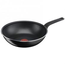 Tefal Titanyum 1X SimplyClean 28 cm Tek Saplı Siyah Difüzyon Tabanlı Wok Tava
