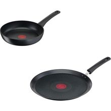 Tefal Titanyum 3x Ultimate One Siyah 20+25 cm Krep Tava Seti