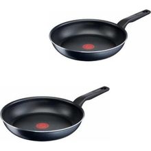 Tefal Titanyum Xl Force Siyah 20-28 cm 2 Parça Tava Seti