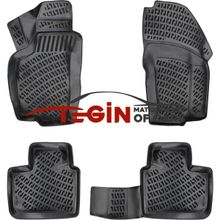 Tegin Alfa Romeo 156 2002 3D Siyah Havuzlu Paspas