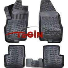 Tegin Fiat Punto Evo 2017 3D Siyah Havuzlu Paspas