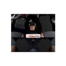 Tegin Honda Civic Euro Hatchback 2001-2003 5 Kapı Siyah Deri Siyah Kenar Paspas