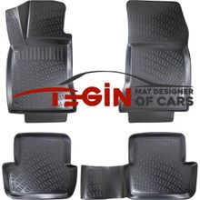 Tegin Mercedes GLA 3D 2016 Siyah Havuzlu Paspas
