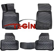 Tegin Mercedes GLC 3D 2016 Siyah Havuzlu Paspas