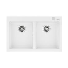 Teka Forsquare 2B 790 TG Auto Artıc Whıte Granit Evye