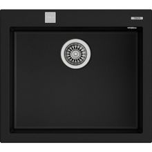 Teka Forsquare 50x40 cm TG Tezgahüstü Siyah Granit Eviye