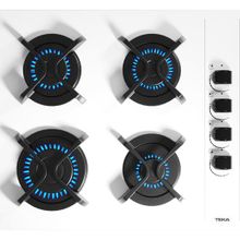 Teka GBC 64002 KBC WH Beyaz Cam Ankastre Ocak
