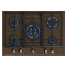 Teka GZC 75330 XBN LB Kahverengi Exact Flame Teknolojili Kristal Wok Gözlü Cam Gazlı Ankastre Ocak