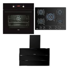 Teka HAK 629 BK - GBC 75030 KBC BK -TVT 90 3'lü Siyah Ankastre Set