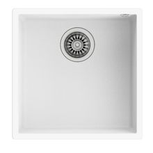 Teka Square 40.40 TG Tezgah Altı Beyaz Granit Evye