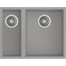 Teka Square 560 TG Tezgah Altı Siyah Granit Evye