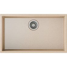 Teka Square 72.40 TG Tezgah Altı Beyaz Granit Evye