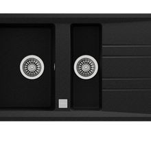 Teka Stone 60 B-TG 1,5 Gözlü Metalik Siyah Tegranit Eviye