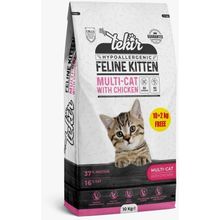 Tekir Hipoalerjenik Kitten Tavuklu 10 + 2 kg Yavru Kedi Maması
