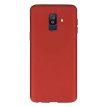 Tekno Grup Samsung Galaxy A6 Plus Mat Premium Kırmızı Silikon Kılıf