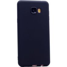Tekno Grup Samsung Galaxy C7 Pro Mat Premium Siyah Silikon Kılıf