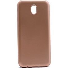 Tekno Grup Samsung Galaxy J7 Pro Mat Premium Gold Silikon Kılıf