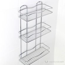 Tekno-Tel BK013 Üç Katlı Banyo Rafı