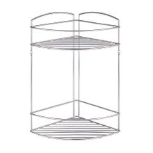 Tekno-Tel JM002 2 Katlı Banyo Köşe Rafı