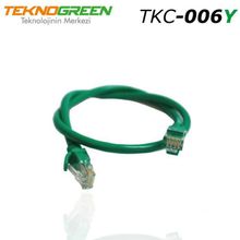Teknogreen TKC-006Y 0.6 m Yeşil Cat6 Kablo