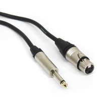 Teknogreen TKS-410 10 m XLR Dişi 6.3 mm Mono Erkek Kablo