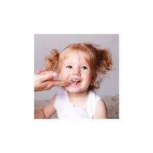 TeknoKapsül 0-3 Yaş Yumuşak Damak Kaşıyıcı Parmak Fırçası Bebek Fırçası Finger Brush