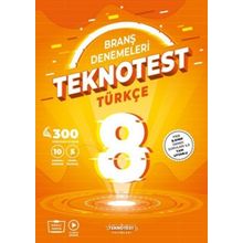 Teknotest Yayınları - 8. Sınıf Türkçe Branş Denemeleri