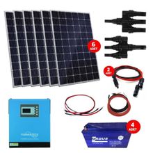 Teknovasyon Arge Güneş Enerjisi Bağ Evi Solar Paketi 5 KVA İnverter 330 W Güneş Paneli 150ah Jel Akü
