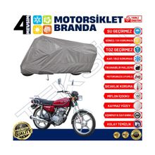Teksin Asya Legent 150 A+ Kalite Gri Motosiklet Brandası
