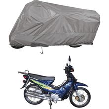 Teksin Çelik Motor Cup 110 A+ Kalite Gri Motosiklet Brandası