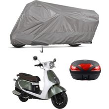 Teksin Daelim Aroma 125 Arka Çanta Uyumlu Motosiklet Brandasısı
