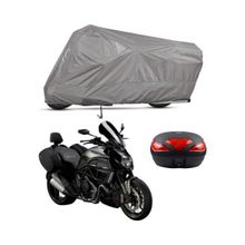 Teksin Ducati Diavel Strada Arka Çanta Uyumlu Motosiklet Brandası