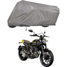 Teksin Ducati Scrambler Full Thorttle A+ Kalite Gri Motosiklet Brandası
