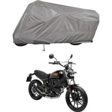 Teksin Ducati Scrambler Icon A+ Kalite Gri Motosiklet Brandası