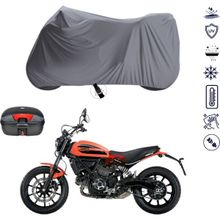 Teksin Ducati Scrambler Sixty 2 4 Mevsim Çantalı Su Geçirmez Motosiklet Brandası